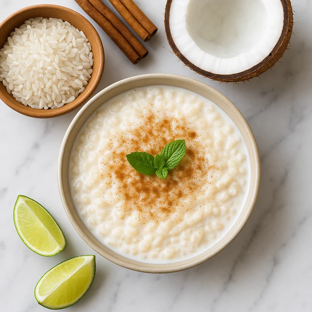 Healthy Arroz con Leche Mexican Rice Pudding with Coconut Milk
