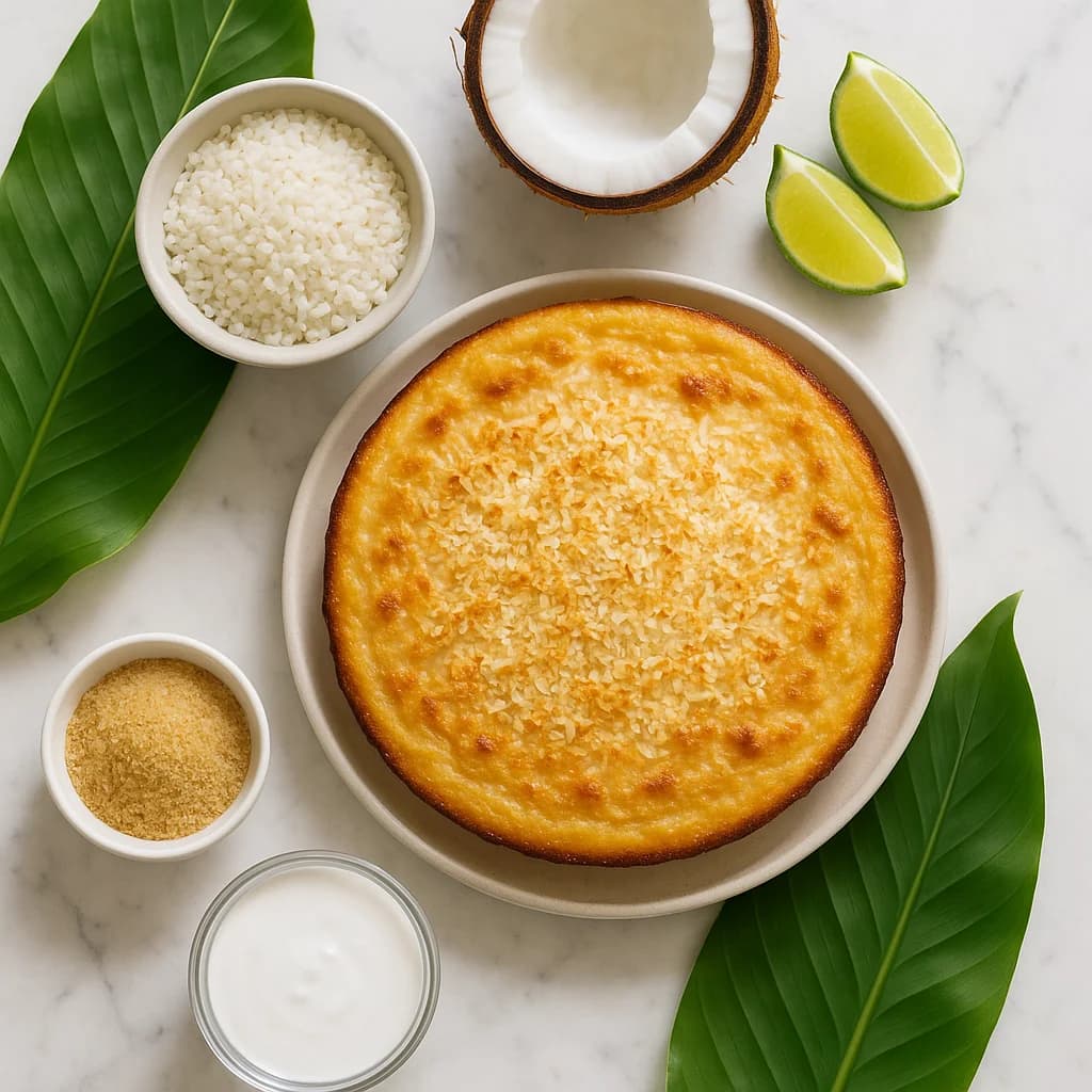 Healthy Bibingka Recipe: Baked Rice Cake with Coconut and Less Sugar