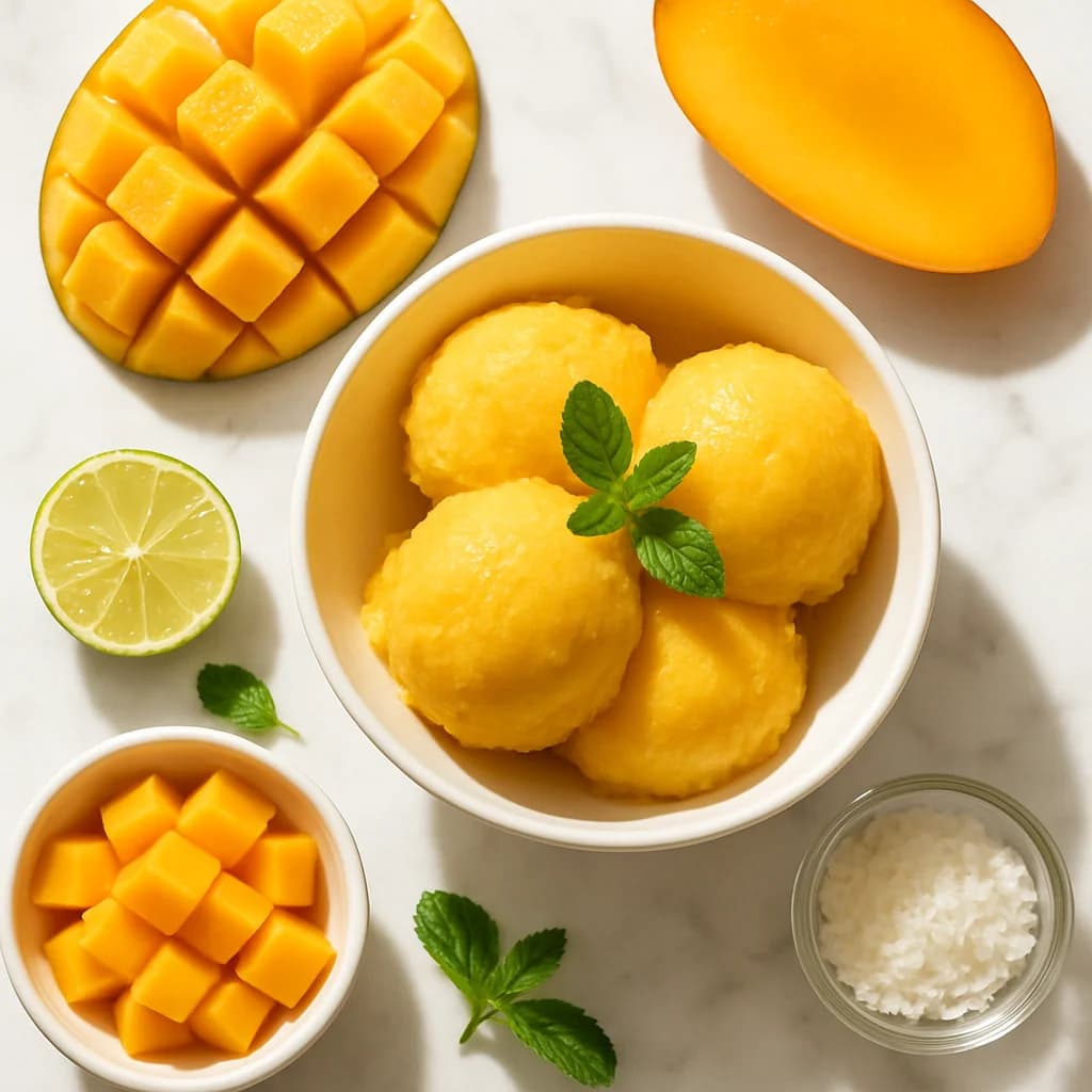 Dairy-Free Mango Sorbet