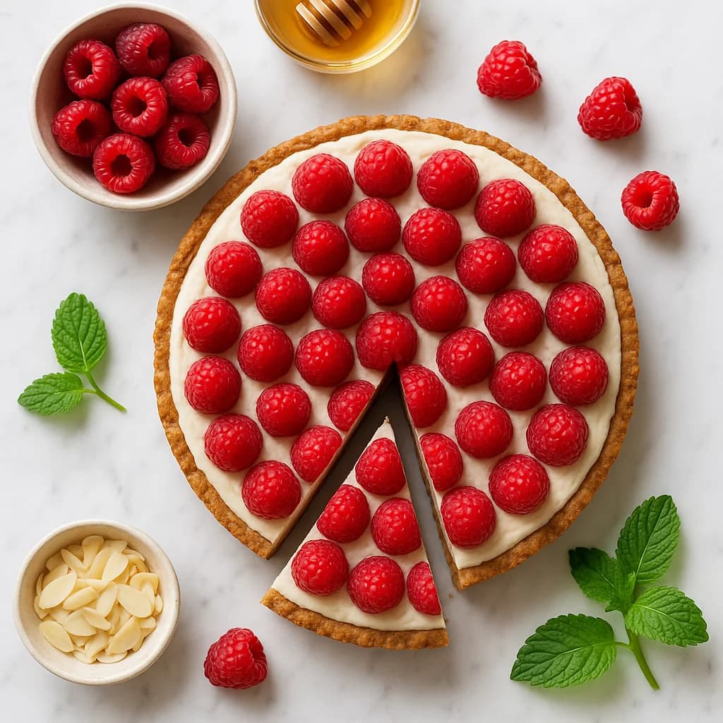 Healthy German Raspberry Cake Himbeertorte Recipe