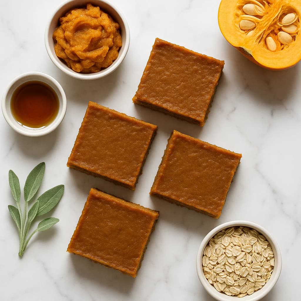 Gluten Free Pumpkin Dessert Bars (Dairy Free, Naturally Sweetened)