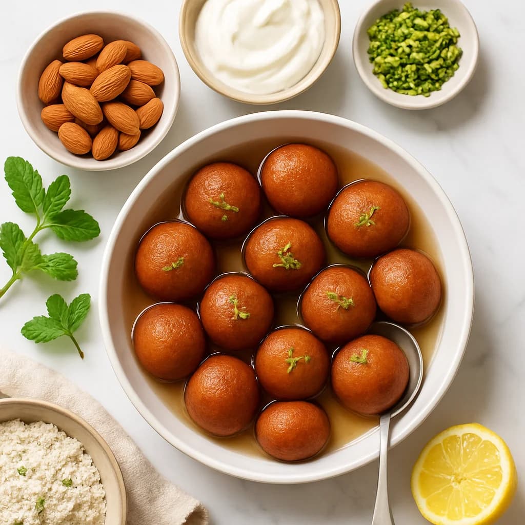 Gulab Jamun Recipe Easy Homemade (Healthier Baked Version)