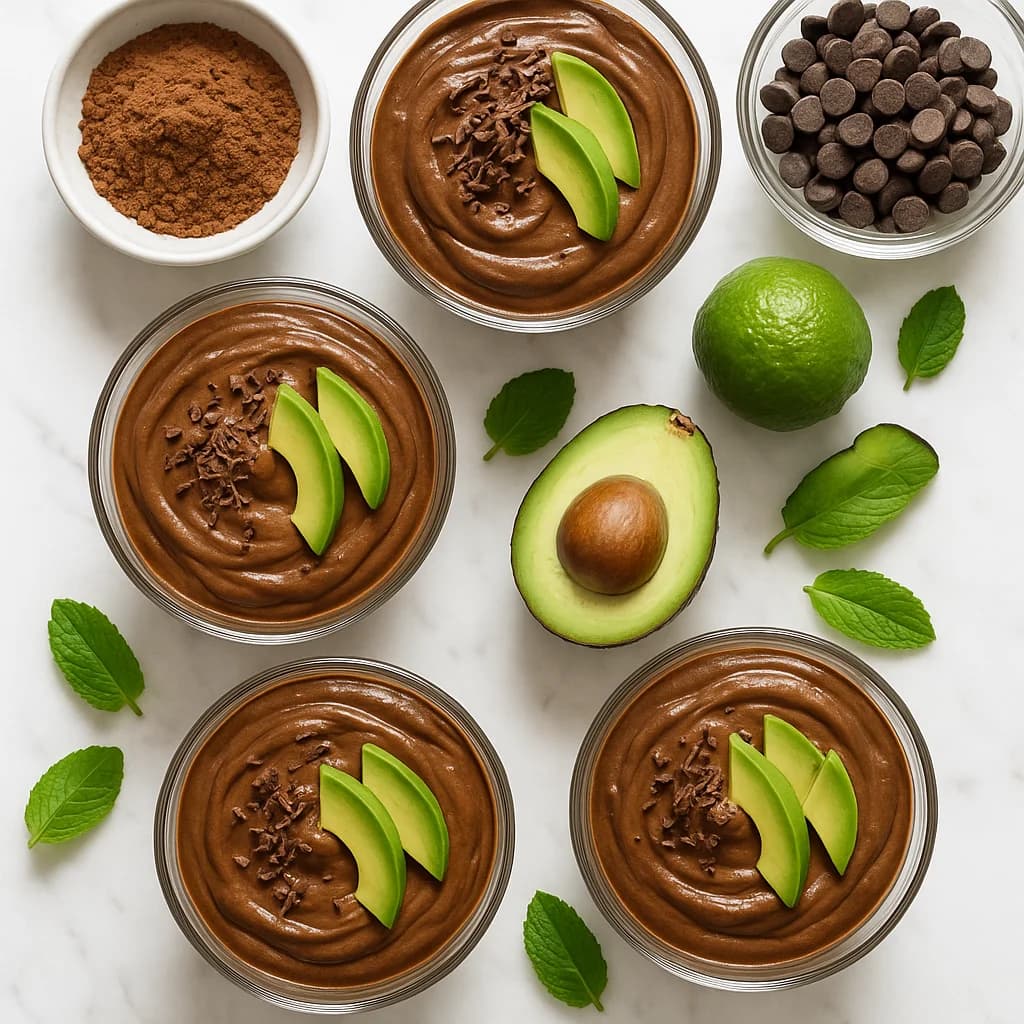 Healthy Chocolate Avocado Mousse (Dairy Free and Ready in 10 Minutes)