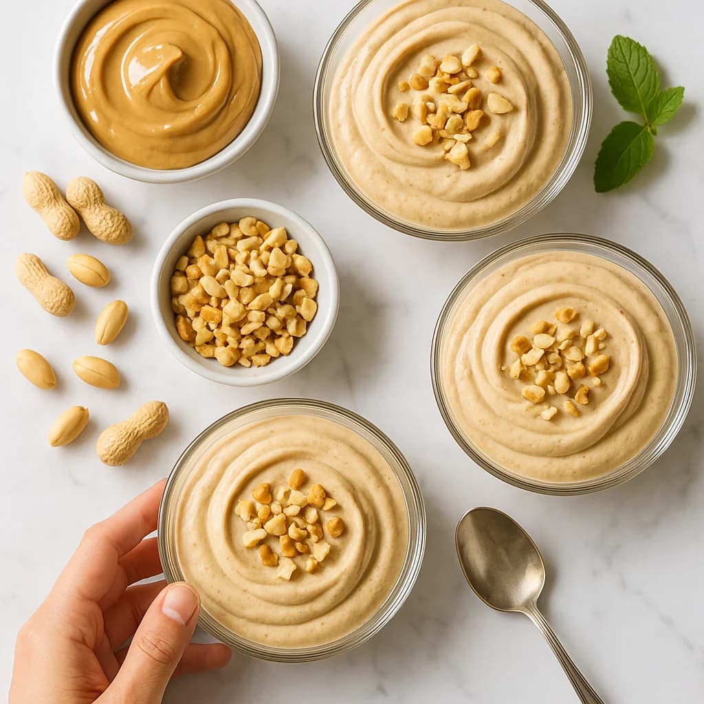 Healthy Peanut Butter Mousse No Sugar (Creamy, Light and Ready in 10 Minutes)