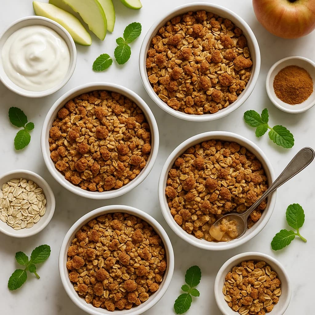 Individual Apple Crumbles Healthy Enough for Breakfast