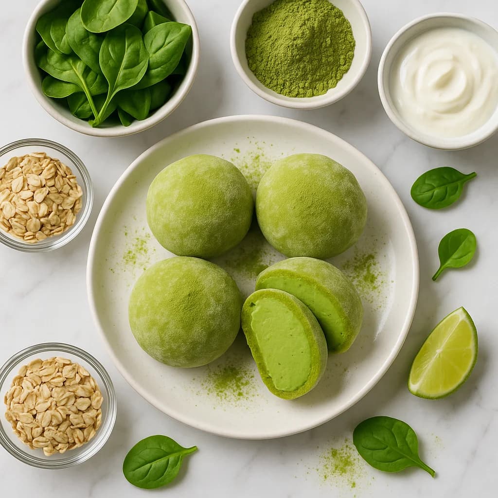 Japanese Matcha Mochi Ice Cream (Healthy, Lower-Sugar Recipe)