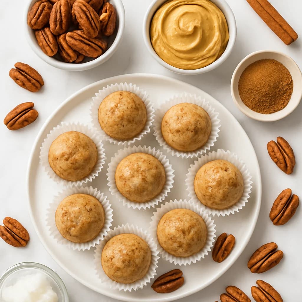 Keto Cinnamon Butter Pecan Fat Bombs (No-Bake, 5-Ingredient)