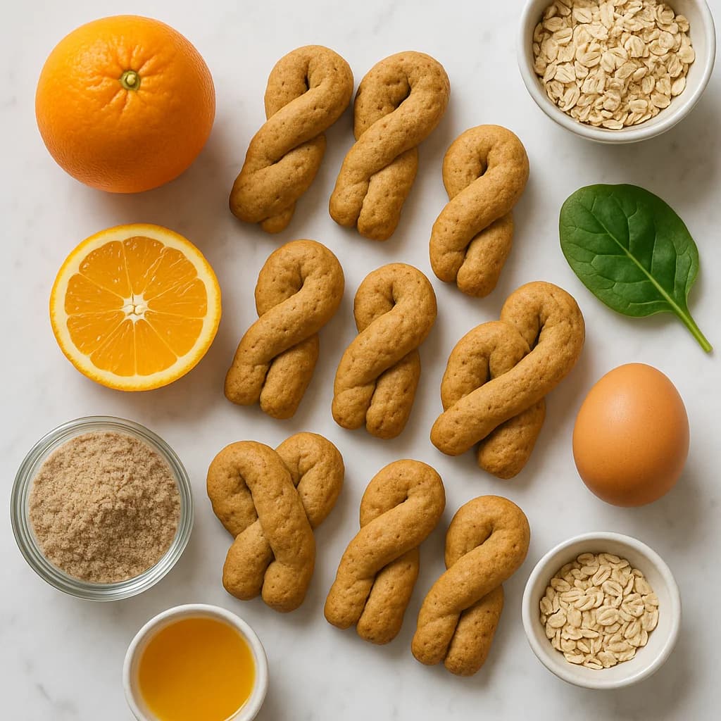 Healthy Koulourakia Greek Easter Cookies with Spelt and Orange