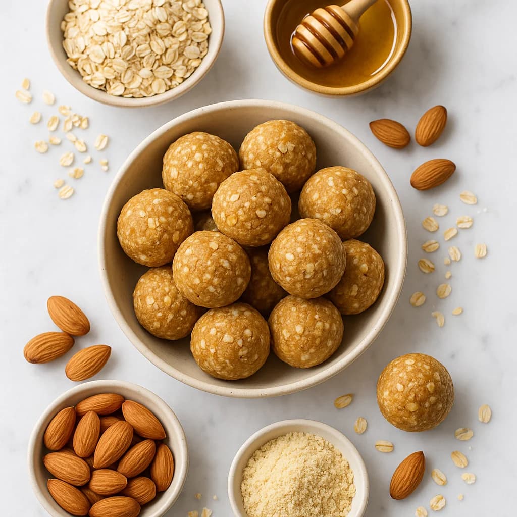 Healthy Oat and Almond Ladoo Recipe: Homemade Indian Sweet with No Refined Sugar