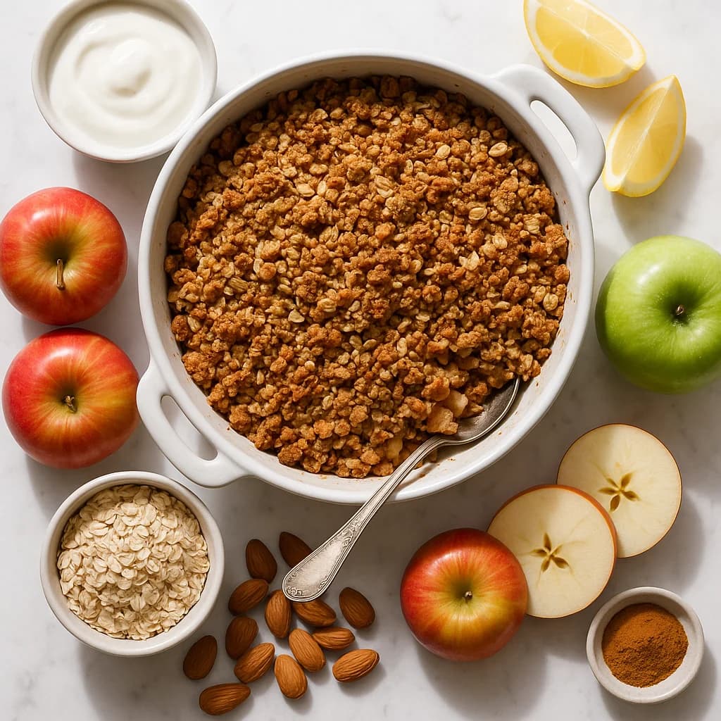 Low-Calorie Baked Apple Crumble