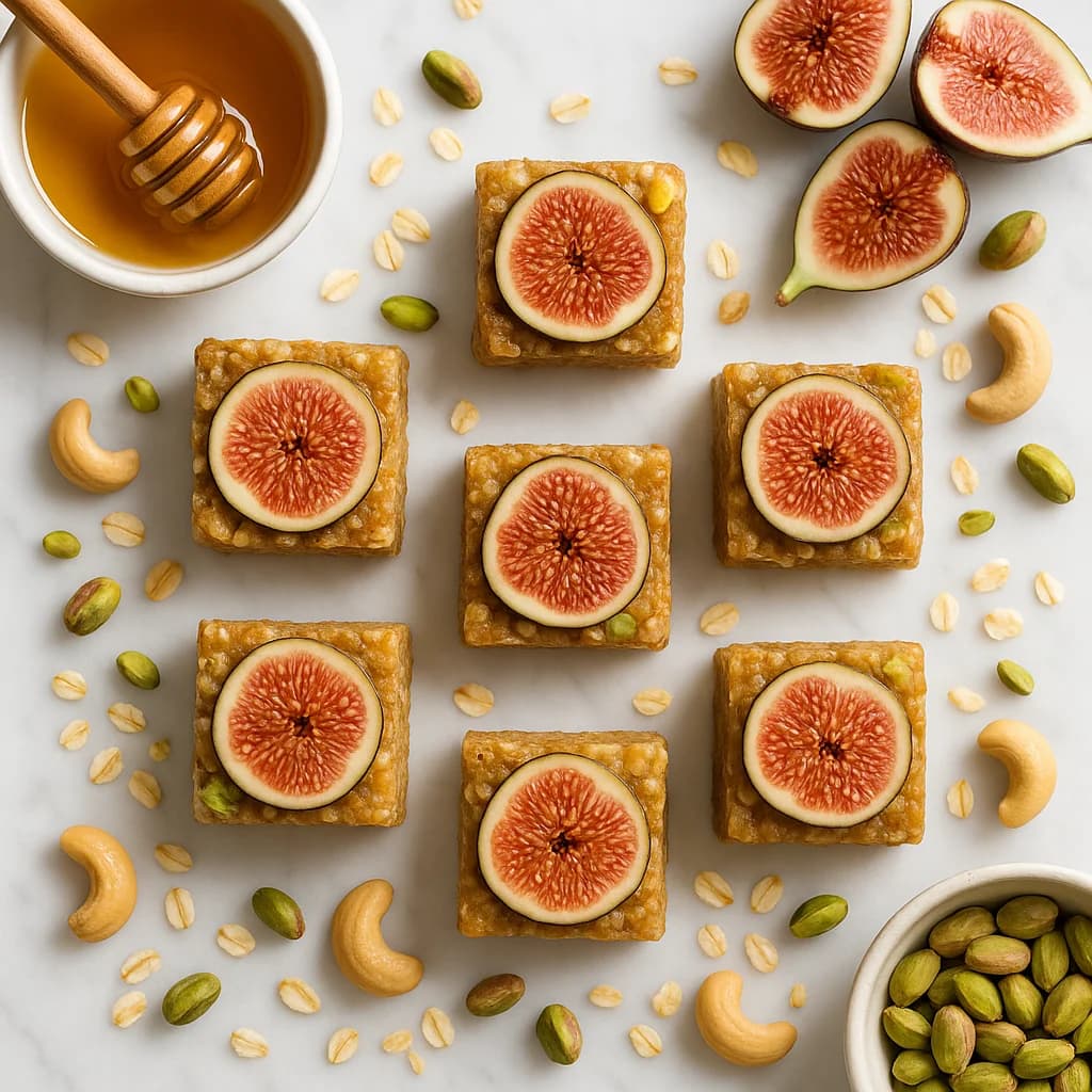 Mediterranean Fig Honey Bites No Bake
