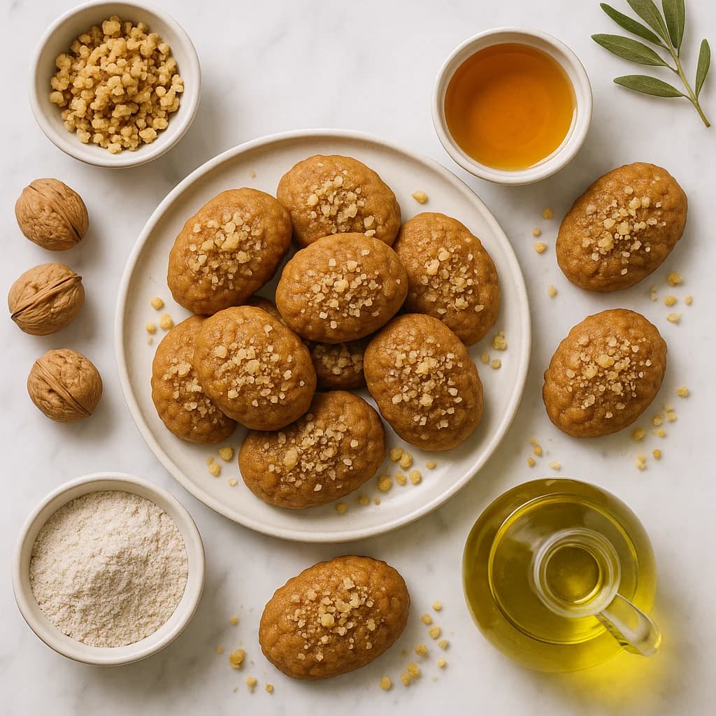 Healthier Melomakarona Greek Christmas Honey Cookies with Whole Wheat and Olive Oil