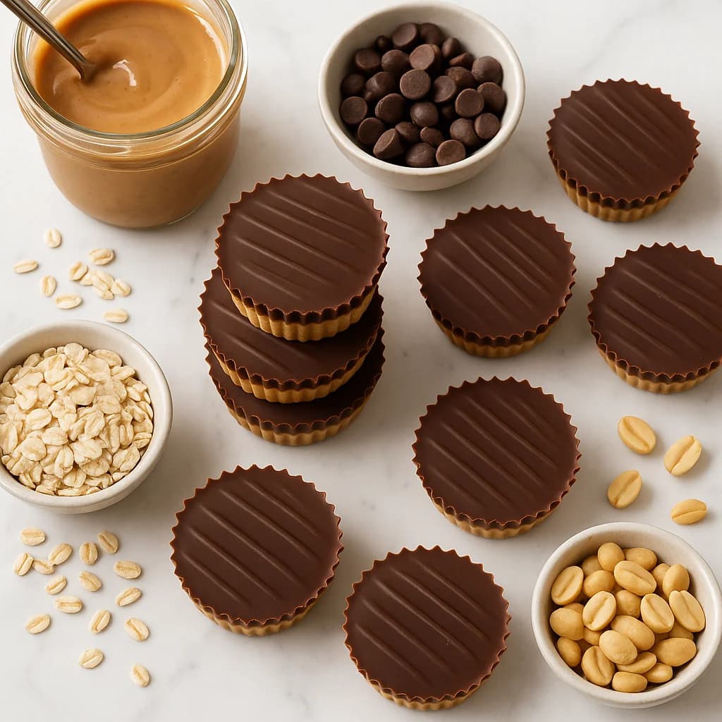 No Bake Peanut Butter Cups Healthy Four Ingredients (Ready in 20 Minutes)