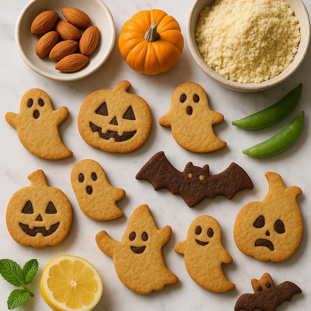 Paleo Halloween Cookies No Refined Sugar: Spooky Almond Flour Cut-Outs