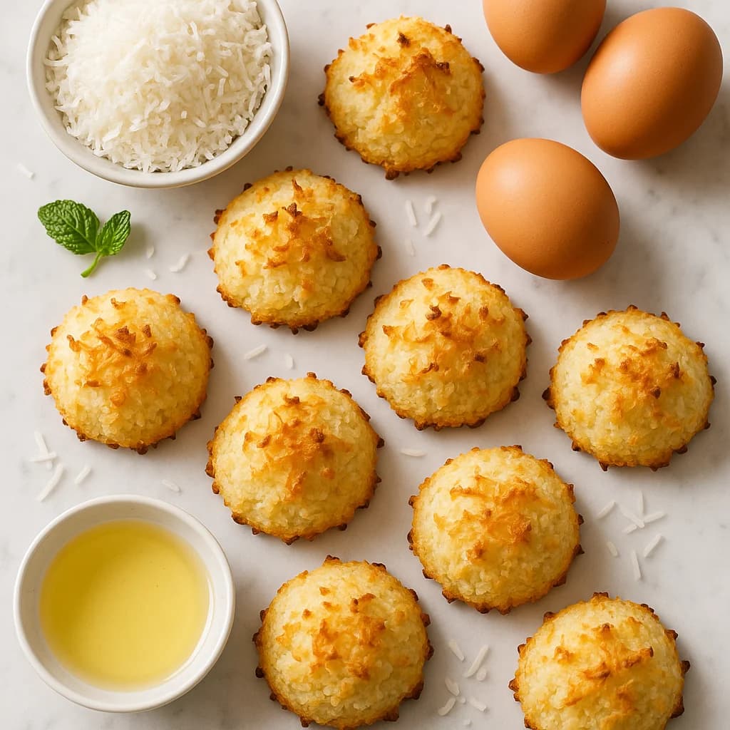 Toasted Coconut Macaroons Healthy From Scratch (Light, Chewy and Naturally Sweet)