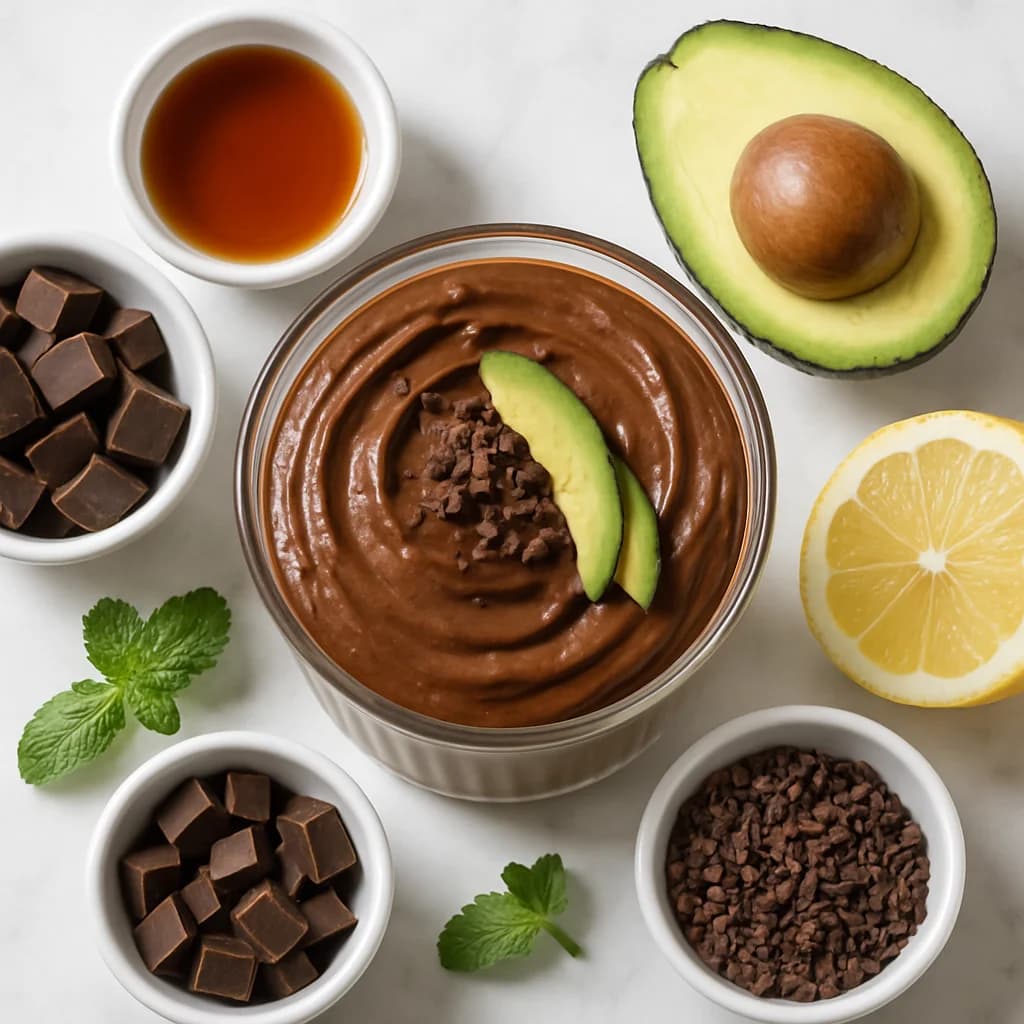 Creamy Vegan Chocolate Avocado Mousse (5 Ingredients, No Refined Sugar)