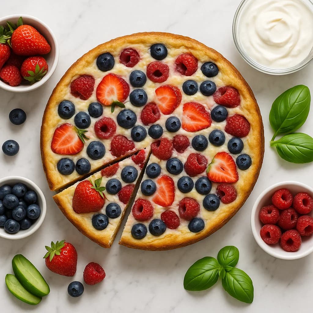 Light German Yogurt Berry Cake (Dairy-Forward, Naturally Lower Sugar)